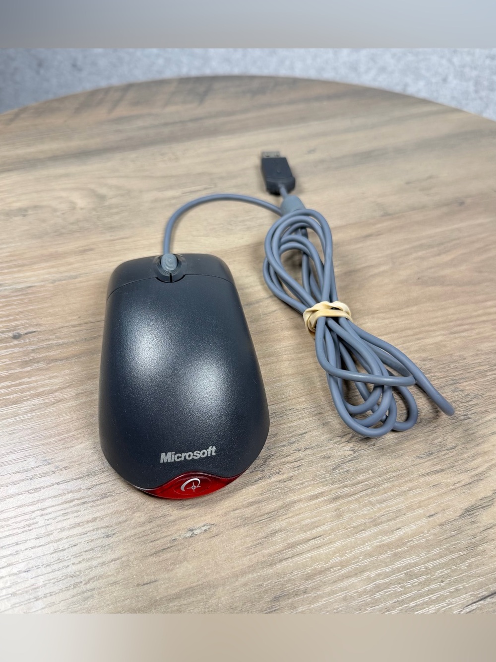 Vintage Microsoft Wheel Mouse Optical 1.1A Wired USB  X802382-003 TESTED